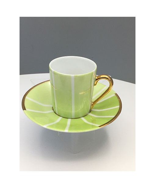 Tasses à café 1930 -  Vert printanier